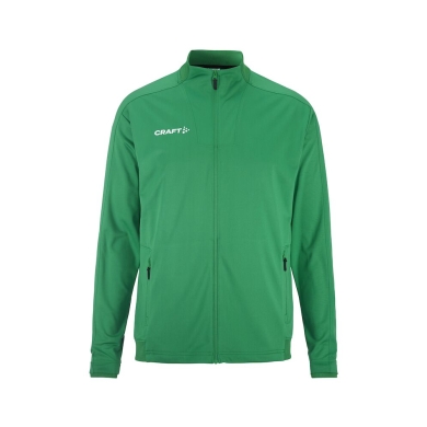 Craft Sport-Trainingsjacke Evolve 2.0 Full Zip (strapazierfähig, elastisch) grün Kinder