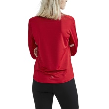 Craft Sport-Langarmshirt CORE Gain (Midlayer, Half-Zip) rot Damen