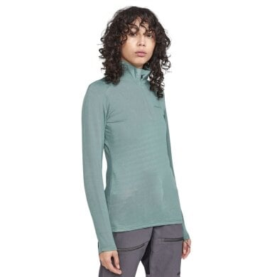 Craft Sport-Langarmshirt CORE Gain (Midlayer, Half-Zip) mintgrün Damen