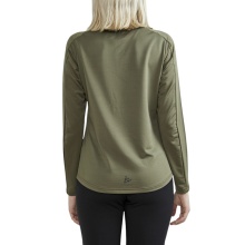 Craft Sport-Langarmshirt CORE Gain (Midlayer, Half-Zip) khakigrün Damen