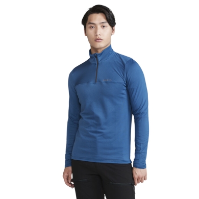 Craft Sport-Langarmshirt CORE Gain (Midlayer, Half-Zip) blau Herren