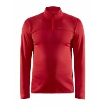 Craft Sport-Langarmshirt CORE Gain (Midlayer, Half-Zip) rot Herren