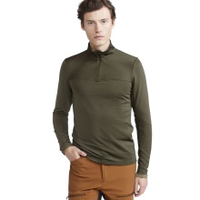 Craft Sport-Langarmshirt CORE Gain (Midlayer, Half-Zip) dunkelolivgrün Herren