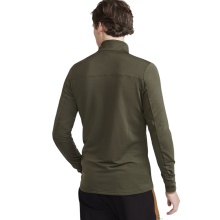 Craft Sport-Langarmshirt CORE Gain (Midlayer, Half-Zip) dunkelolivgrün Herren