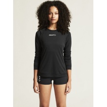 Craft Sport-Langarmshirt Rush 2.0 Tee (leicht, funktionell) schwarz Damen