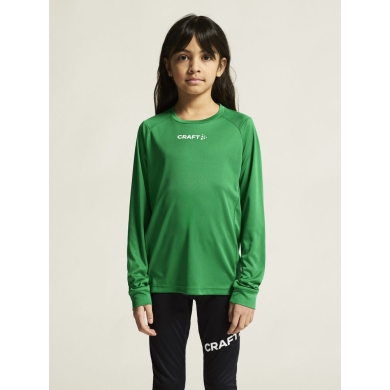 Craft Sport-Langarmshirt Rush 2.0 Tee (leicht, funktionell) grün Kinder