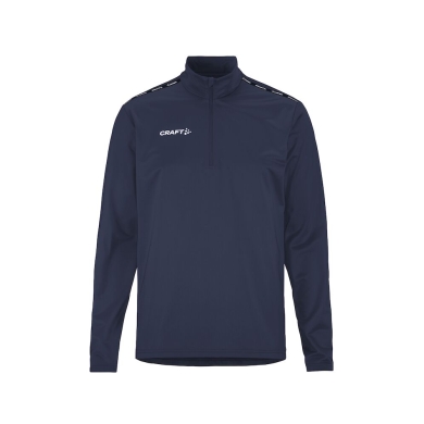 Craft Sport-Langarmshirt Squad Go Halfzip (Stehkragen, 100% rec. Polyester) navyblau Herren