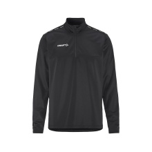 Craft Sport-Langarmshirt Squad Go Halfzip (Stehkragen, 100% rec. Polyester) schwarz Herren