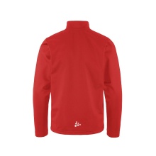 Craft Sport-Langarmshirt Squad Go Halfzip (Stehkragen, 100% rec. Polyester) rot Kinder