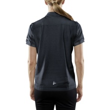 Craft Sport-Polo CORE Blend (hoher Tragekomfort) asphaltgrau Damen