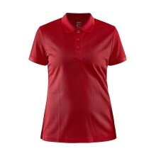 Craft Sport-Polo Core Unify (funktionelles Recyclingpolyester) rot Damen