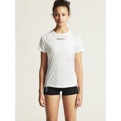 Craft Sport-Shirt Rush 2.0 Tee (leicht, funktionell) weiss Damen