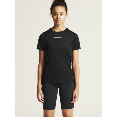 Craft Sport-Shirt Rush 2.0 Tee (leicht, funktionell) schwarz Damen