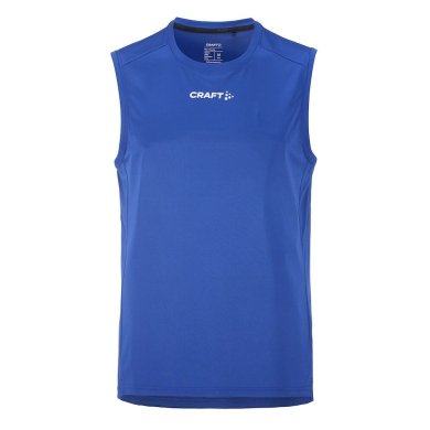 Craft Sport-Tank Rush 2.0 Singlet ärmellos (100% rec. Polyester) kobaltblau Herren