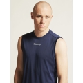 Craft Sport-Tank Rush 2.0 Singlet ärmellos (100% rec. Polyester) navyblau Herren