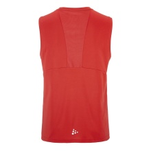 Craft Sport-Tank Rush 2.0 Singlet ärmellos (100% rec. Polyester) rot Herren