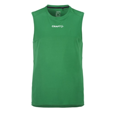 Craft Sport-Tank Rush 2.0 Singlet ärmellos (100% rec. Polyester) grün Herren