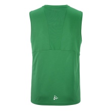 Craft Sport-Tank Rush 2.0 Singlet ärmellos (100% rec. Polyester) grün Herren