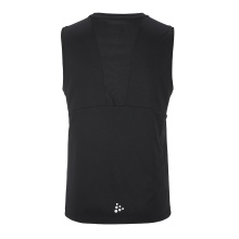 Craft Sport-Tank Rush 2.0 Singlet ärmellos (100% rec. Polyester) schwarz Herren