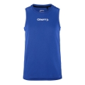 Craft Sport-Tank Rush 2.0 Singlet ärmellos (100% rec. Polyester) kobaltblau Kinder