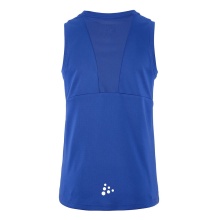 Craft Sport-Tank Rush 2.0 Singlet ärmellos (100% rec. Polyester) kobaltblau Kinder