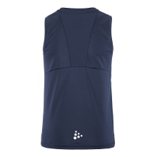 Craft Sport-Tank Rush 2.0 Singlet ärmellos (100% rec. Polyester) navyblau Kinder