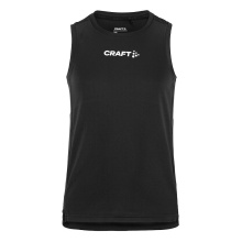 Craft Sport-Tank Rush 2.0 Singlet ärmellos (100% rec. Polyester) schwarz Kinder