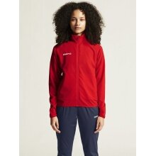 Craft Sport-Trainingsjacke Rush 2.0 Full Zip (hohe Elastizität) rot Damen