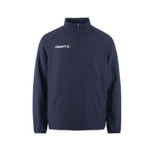 Craft Sport-Trainingsjacke Rush 2.0 Full Zip (hohe Elastizität) navyblau Kinder