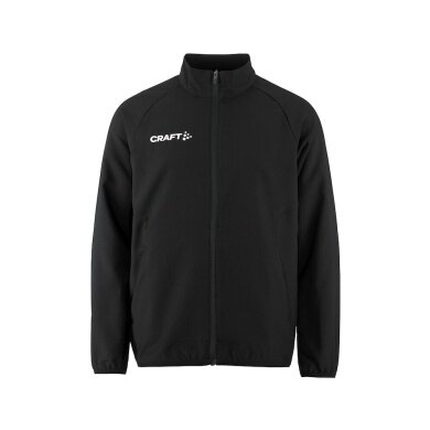 Craft Sport-Trainingsjacke Rush 2.0 Full Zip (hohe Elastizität) schwarz Kinder