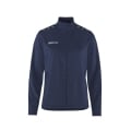 Craft Sport-Trainingsjacke Squad Go Full Zip (Seitentaschen mit Reißverschluss) navyblau Damen