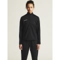 Craft Sport-Trainingsjacke Squad Go Full Zip (Seitentaschen mit Reißverschluss) schwarz Damen