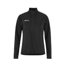 Craft Sport-Trainingsjacke Squad Go Full Zip (Seitentaschen mit Reißverschluss) schwarz Damen