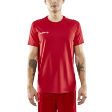 Craft Sport-Tshirt Progress Indoor Jersey (elastisches Material) rot Herren