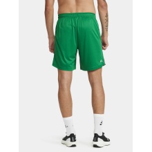 Craft Trainingshose Premier Shorts (rec. Polyester, ergonomisches Design) kurz grün Herren