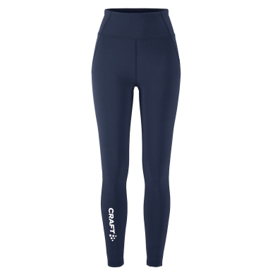 Craft Trainingshose Rush 2.0 Tights (optimale Passform, enganliegend) lang navyblau Damen