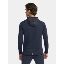 Craft Trainingsjacke Extend Full Zip (mit Reißverschlusstaschen, elastisches Material) navyblau Herren