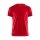 Craft Sport-Tshirt Coummunity Function (100% Polyester, schnelltrocknend) rot Herren