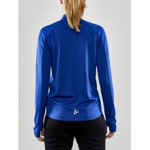 Craft Trainingsjacke Evolve Full Zip - strapazierfähige Mid-Layer-Jacke aus Stretchmaterial - kobaltblau Damen