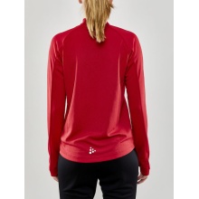 Craft Sport-Langarmshirt Evolve Halfzip - strapazierfähig, aus Stretchmaterial - rot Damen