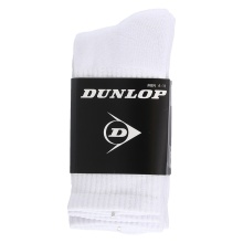 Dunlop Tennissocken Crew Herren weiss - 3 Paar
