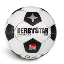 Derbystar Fussball 2. Bundesliga Brilliant APS v24 (offizieller Spielball der Saison 2024/2025) weiss/schwarz