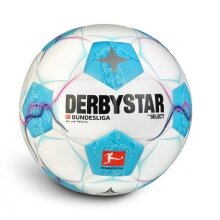 Derbystar Fussball Bundesliga Brilliant Replica v24 (Saison 2024/2025) weiss/blau