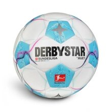 Derbystar Fussball Bundesliga Brilliant Replica Light v24 (Saison 2024/2025) weiss/blau