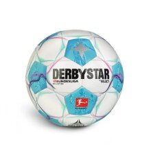 Derbystar Freizeitball - MINIball Bundesliga Brilliant v24 weiss/bunt - 1 Miniball (Umfang: 47cm)
