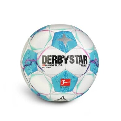 Derbystar Freizeitball - MINIball Bundesliga Brilliant v24 weiss/bunt - 1 Miniball (Umfang: 47cm)