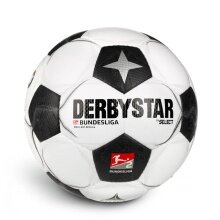 Derbystar Fussball 2. Bundesliga Brillant Replica Classic v24 (Saison 2024/2025) weiss/schwarz
