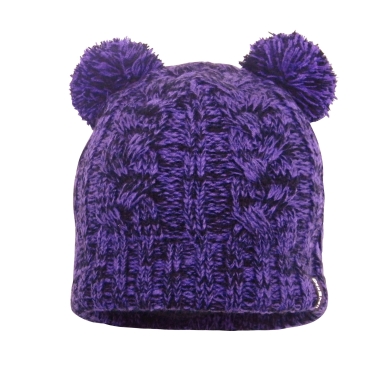 DexShell Mütze (Beanie) Double Pom violett Kinder