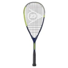 Dunlop Kinder-Squashschläger Tristorm JR 25 (160g/kopflastig) blau/grau/gelb - besaitet -