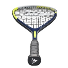 Dunlop Kinder-Squashschläger Tristorm JR 25 (160g/kopflastig) blau/grau/gelb - besaitet -